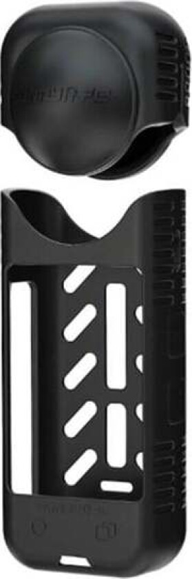 Silicone protective case + lens cover for Insta360 X4 (black)