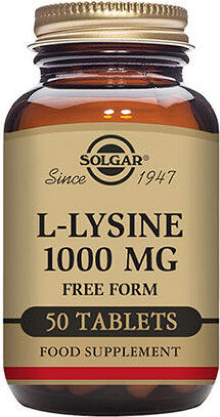 Bilde av L-Lysin 1000 mg - 1000 mg - 50 Kapslar