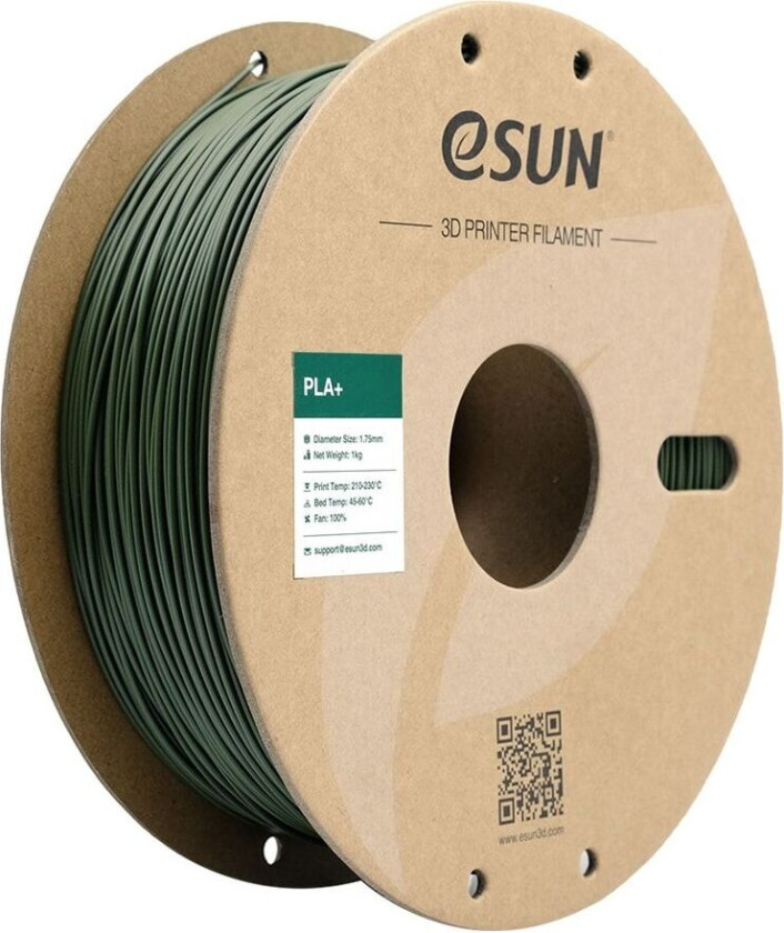 eSUN PLA+ 1.75mm 1kg - Olive Green