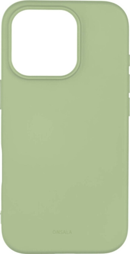 Mobilskal med Silikonkänsla Lime - iPhone 16 Pro