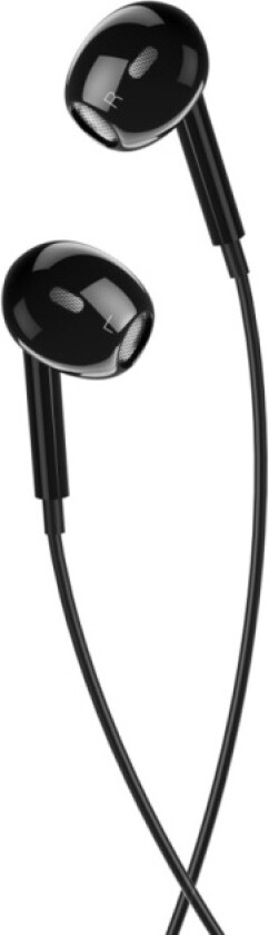 XO trådbundna hörlurar EP43 jack 3,5mm svart