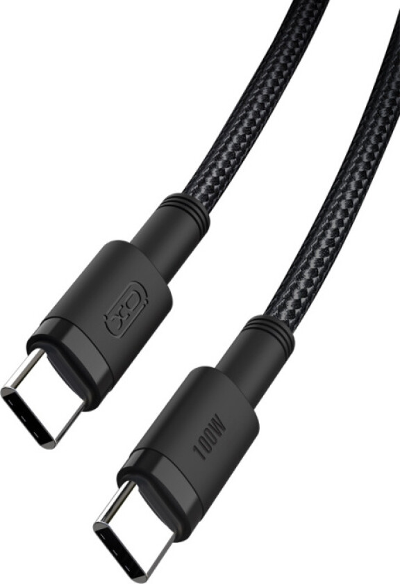 XO kabel NB-Q199 PD USB-C - USB-C 1,5m 100W svart