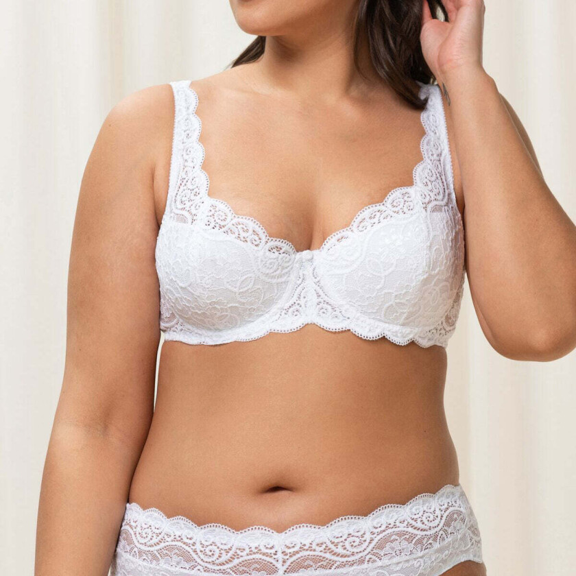 Amourette 300 WHP BH med spiler, hvit, Størrelse: 95A, Kvinner