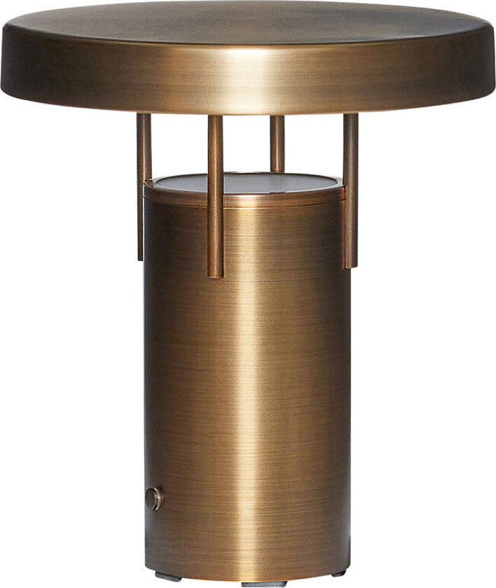 - BringMe Mini LED Portable Bordlampe Dim. Brunet Messing