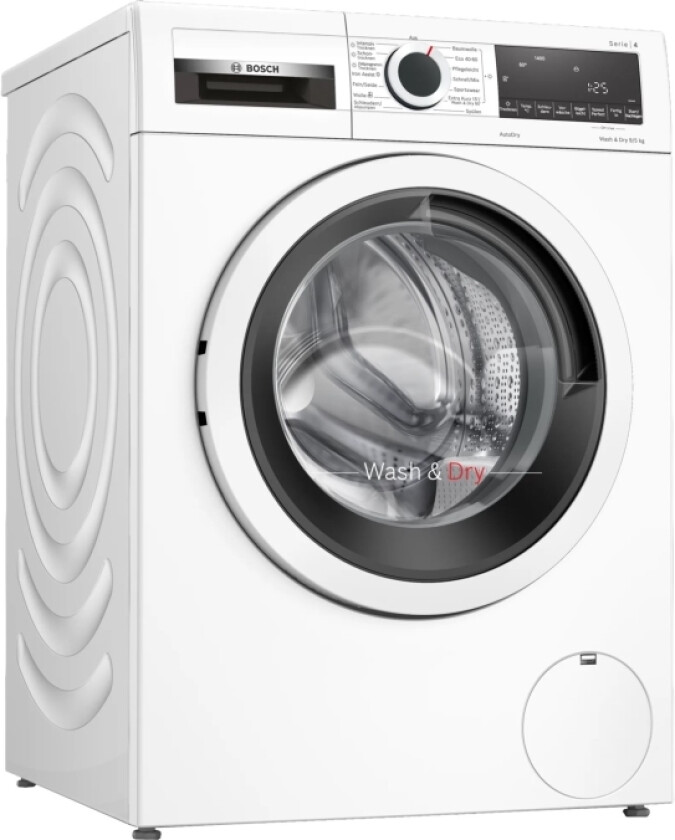 Serie | 4 Wna13441 - Vaskemaskin/Tørker - Nisje - Bredde: 60 Cm - Høyde: 85 Cm - Frontileggelse - 60 Liter - 9 Kg - 1400 Rpm - Hvit