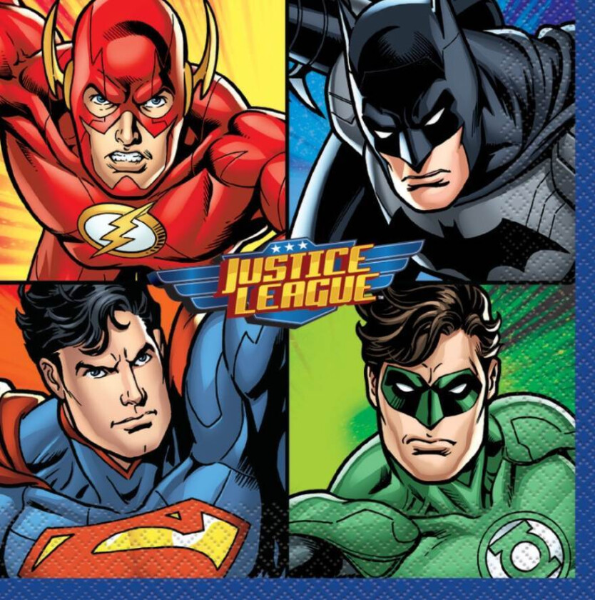 Servietter Justice League pk/16