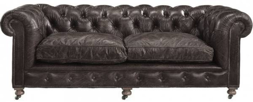 Artwood Kensington Sofa 2,5 Seter Leather Fudge