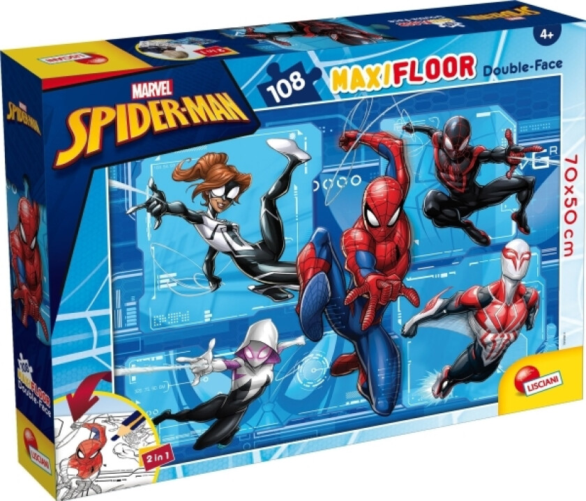 Marvel Pussel Df Maxi Floor 108 Spiderman