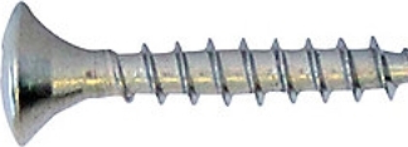 Vvs Skrue 5,0X30mm - Fuldgev. A2, Uh Linsehoved Pz-2, Pakke A 100Stk