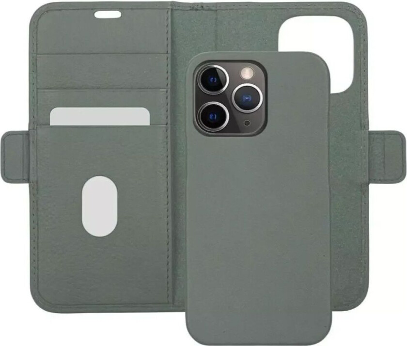 iPhone 13 Pro Max dbramante1928 New York Magnetisk Ekte Skinn Flip Deksel m. Lommebok - Greenbay