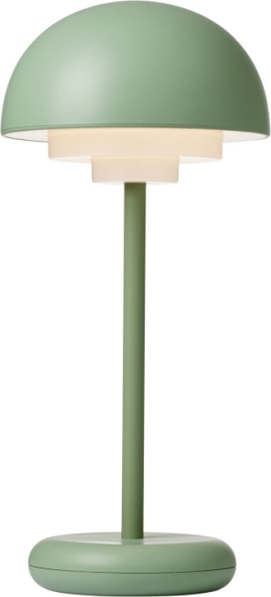 Bordlampe Toscana Støvet Grøn