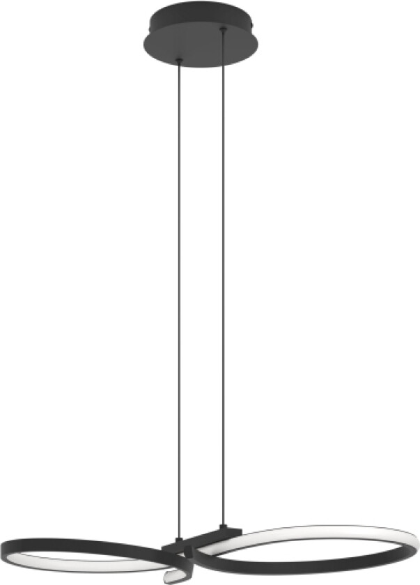 Eglo Serpins Pendel L660 Sort/Hvid