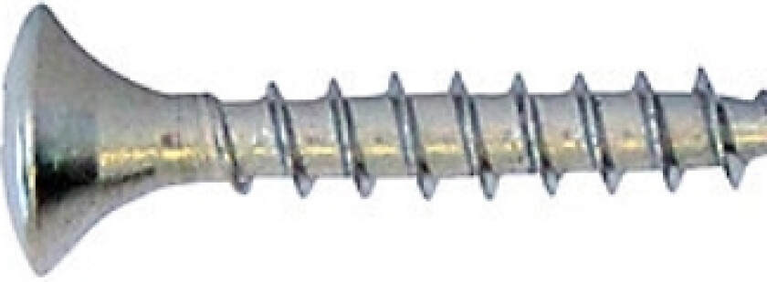 Vvs Skrue 6,0X75mm - Fuldgev. A2, Uh Linsehoved Pz-2, Pakke A 100Stk