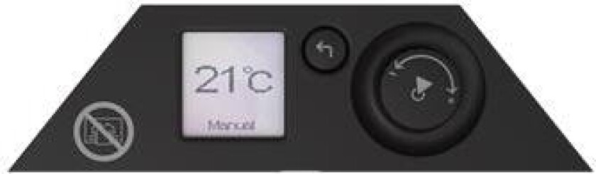 Smart Termostat Til Nobø Top Black El Radiator