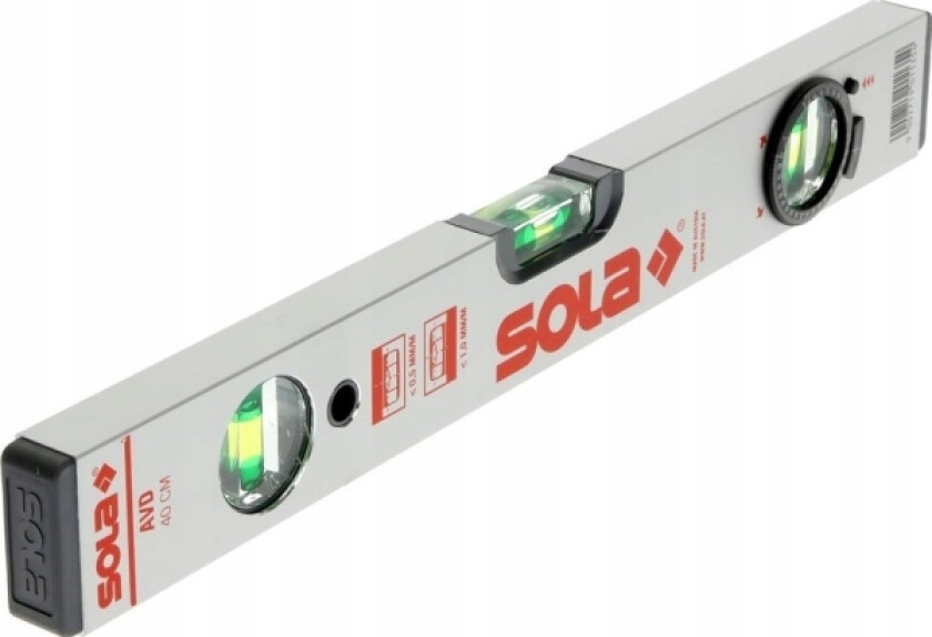 Saltnivå. Aluminium Avd 40 40Cm Med Justerbar Vinkel