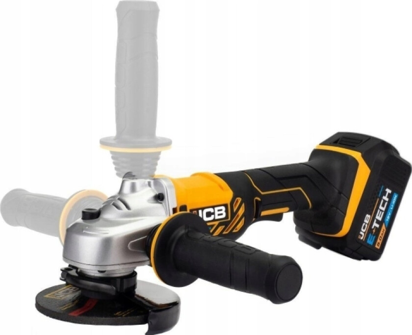 Jcb 115Mm 2X5.0Ah Acultable Angle Sander /Bag