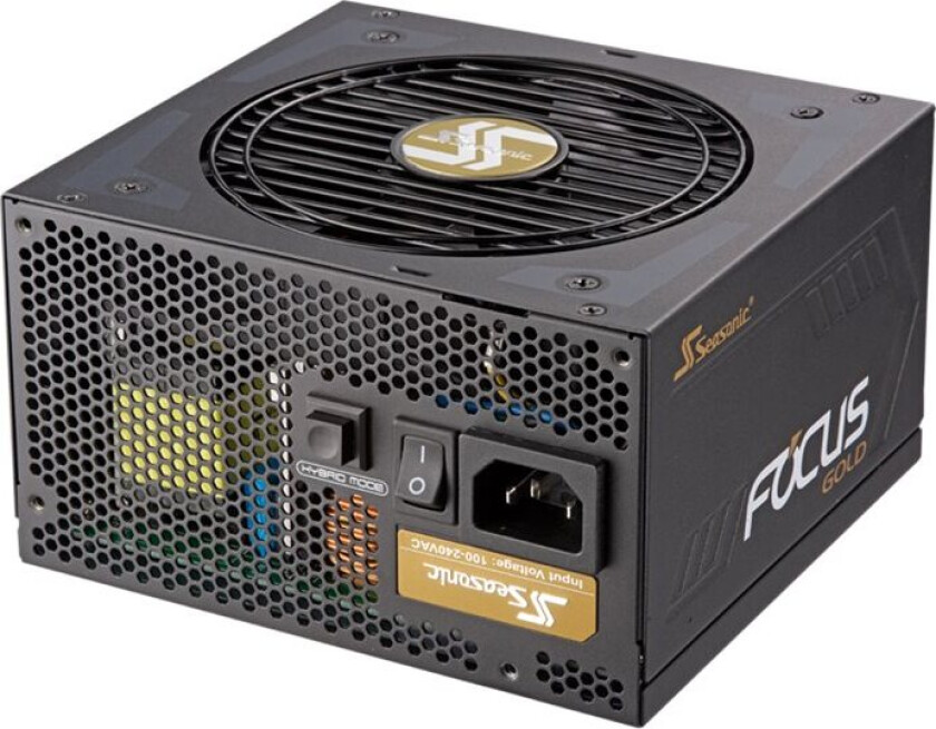 Focus Gold Ssr-650Fm - Strømforsyning (Intern) - Atx12v - 80 Plus Gold - Ac 100-240 V - 650 Watt