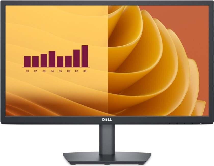 - Led-Skjerm - 22" (21.45" Synlig) - 1920 X 1080 Full Hd (1080P) @ 75 Hz - Va - 250 Cd/M² - 3000:1 - 5 Ms - Vga, Displayport - Bto - Med 3-Års B