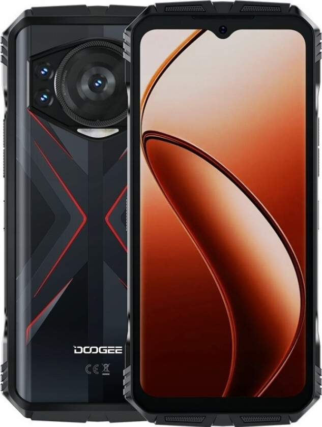 Doogee S118 Telefon, 512/20 Gb, Rød