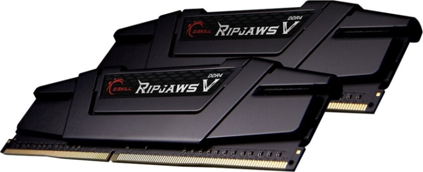 Ripjaws V - Ddr4 - Sett - 32 Gb: 2 X 16 Gb - Dimm 288-Pin - 4400 Mhz / Pc4-35200 - Cl17 - 1.5 V - Ikke-Bufret - Ikke-Ecc - Klassisk Svart