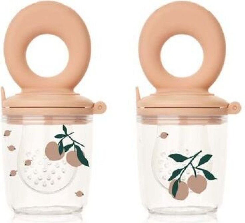Miranda 2-pack Feeder til baby, peach