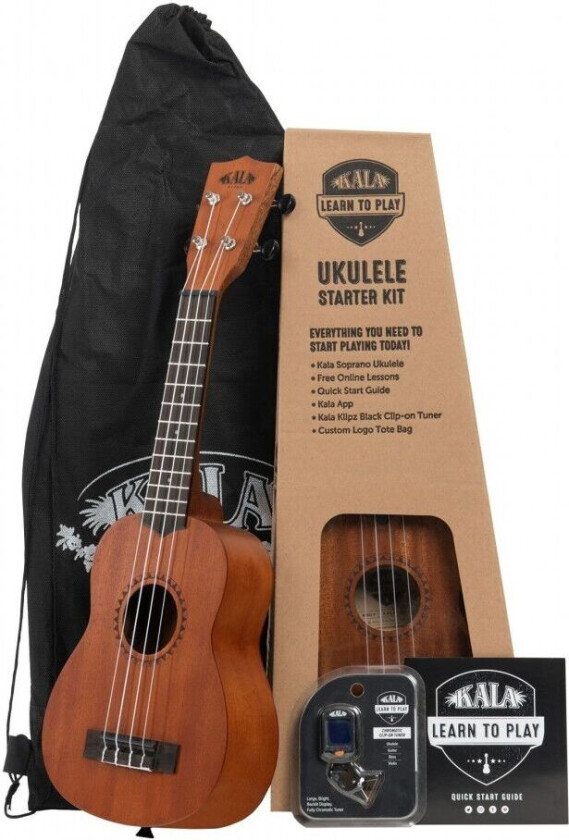 Learn To Play Ukulele Starter Kit Sporano