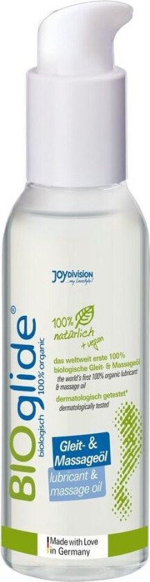 BIOglide smøremiddel og massasjeolje