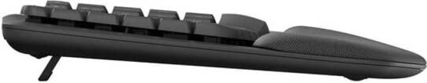 Wave Keys - keyboard - QWERTZ - German - graphite - Tastatur - Tysk - Grå