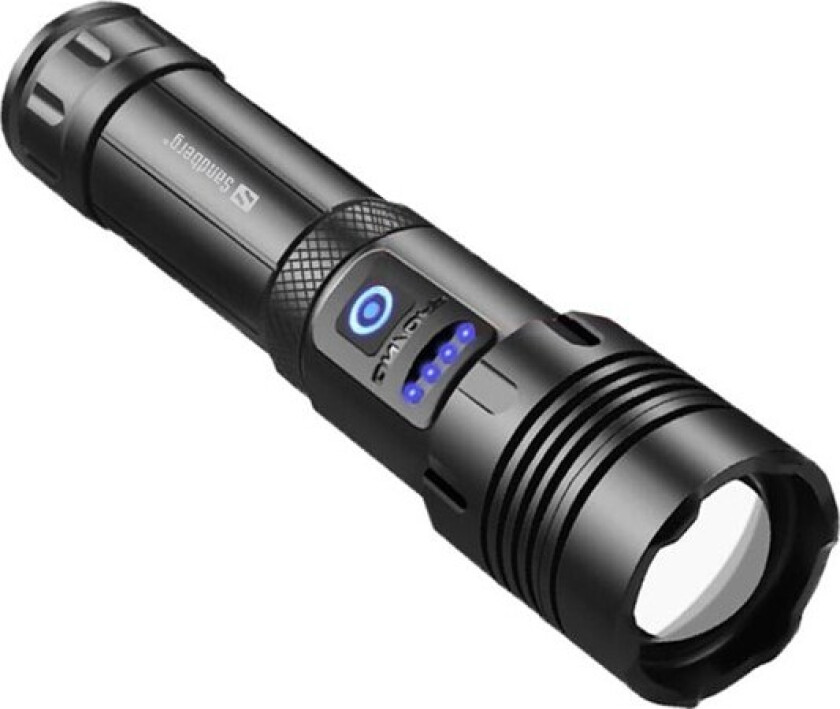 Survivor 7in1 Torch Powerbank 5000 mAh Nødlader - Svart - 5000 Ah