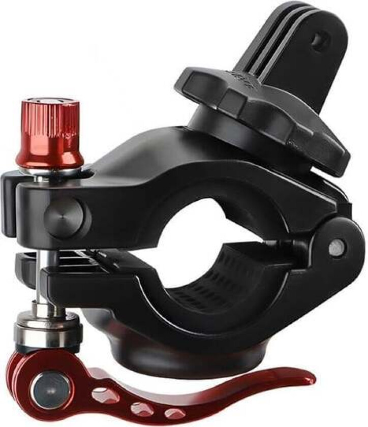 Adjustable bicycle clamp for sports camera
