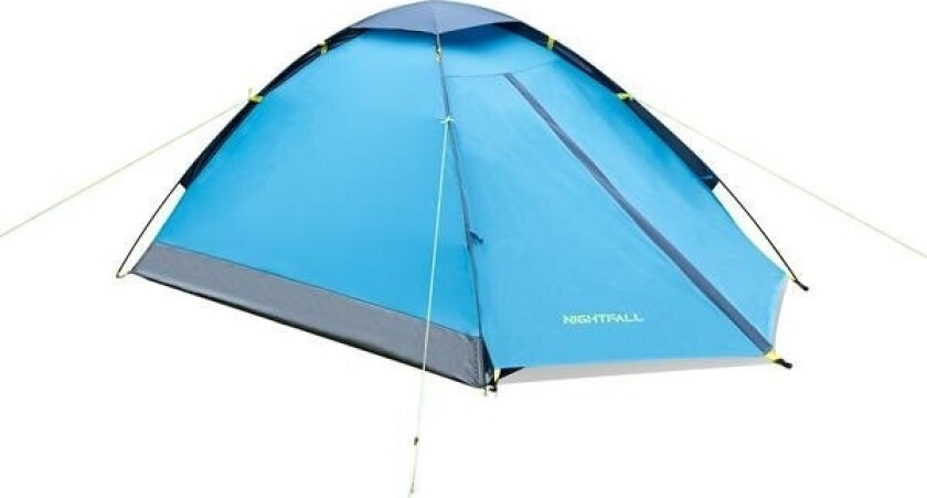 Nils Extreme Turisttelt Nightfall Turistcampingtelt Nils Camp Nc6033 2 Personer Blå 265X150x105cm