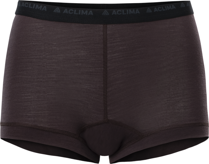 Women's LightWool Hipster Chocolate Plum L