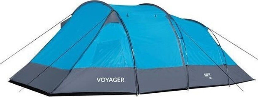 Nils Extreme Turisttelt Voyager Campingtelt Nils Camp Nc3027 Blå 4-Manns 450X260x150cm
