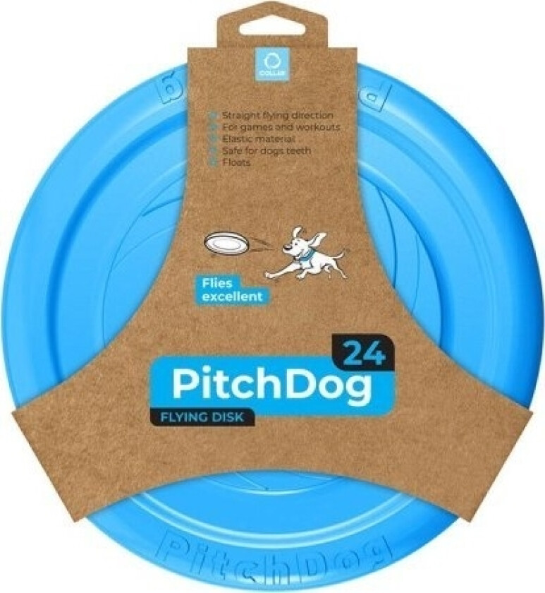 Frisbee/Kasteskive For Hunder Waudog 24 Cm, Blå