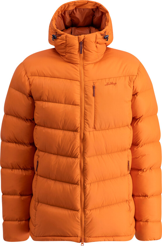 Men's Fulu Down Hooded Jacket Burnt Orange M