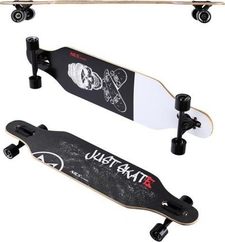 Deskorolka Nils Extreme Longboard Skull2 Wood Skate Nils Extreme