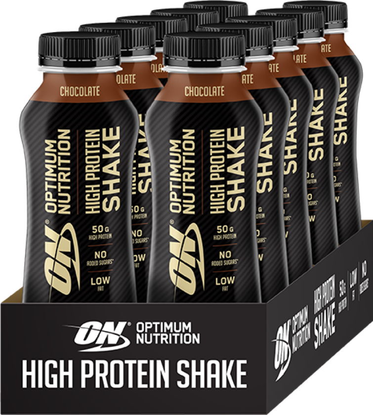 Bilde av 10 x Optimum High Protein Shake, 500 ml