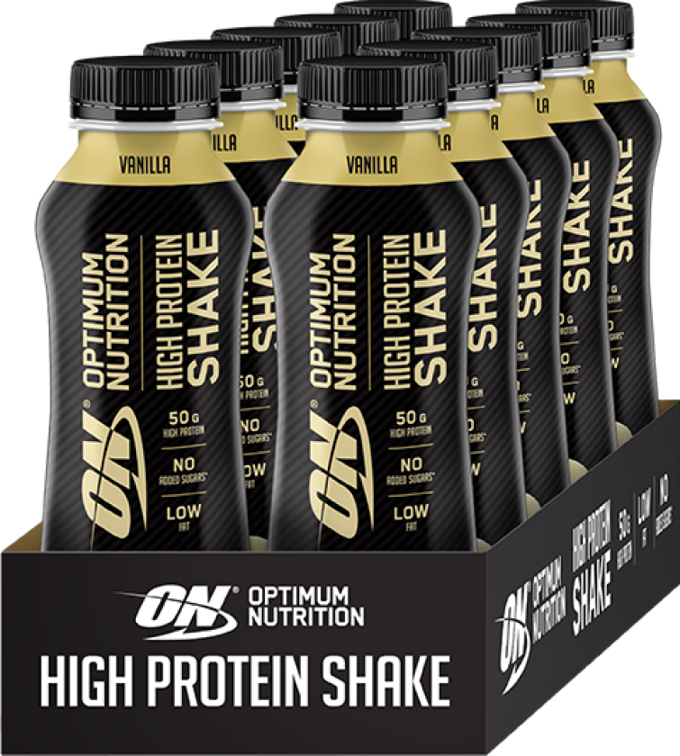 Bilde av 10 x Optimum High Protein Shake, 500 ml