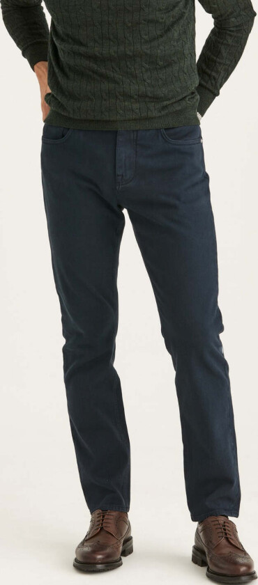 JAMES SOFT TWILL 5-PKT TROUSERS Marine, 32/34