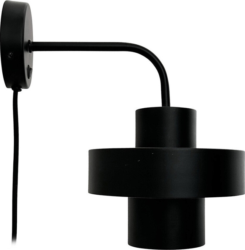 - Stoke Vegglampe Matt Svart