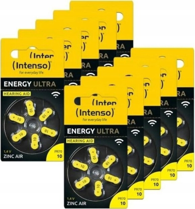 Høreapparatbatteri #####Pr70-10 1.45 V 60 Stk 86 Mah Zink-Luft 7504416Mp