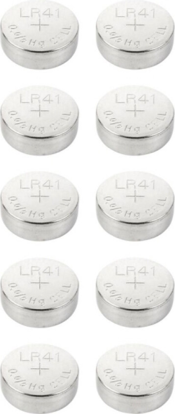 Voltcraft Ag3 Knappcelle Lr 41 Alkalisk Mangan 35 Mah 1,5 V 10 Stk (Vc-12606855)