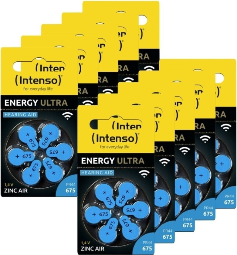 Høreapparatbatteri #####Pr44-675 1.45 V 60 Stk 540 Mah Zink-Luft 7504446Mp