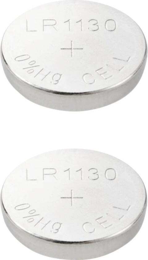 Voltcraft Knappcelle Lr 1130 Alkalisk Mangan 75 Mah 1,5 V 2 Stk (Vc-14498845)