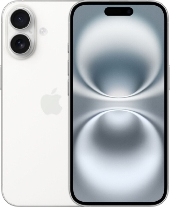 Iphone 16 , 15,5 Cm (6.1"), 2556 X 1179 Pixlar, 512 Gb, 48 Mp, Ios 18, Vit