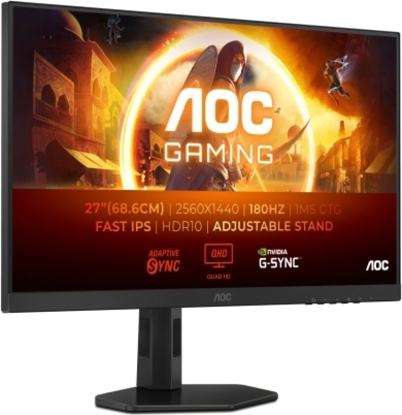 Aoc G4 Q27g4xf, 68,6 Cm (27"), 2560 X 1440 Pixlar, Quad Hd, Led, 1 Ms