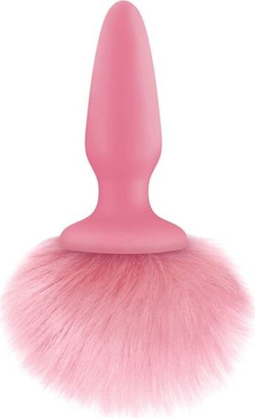 NS Novelties Bunny Tails Pink Analplugg med hale