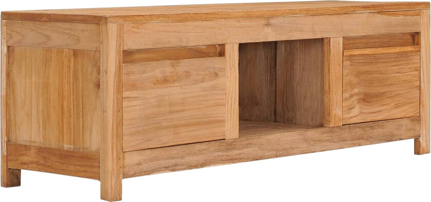 TV-benk 100x30x35 cm heltre teak -
