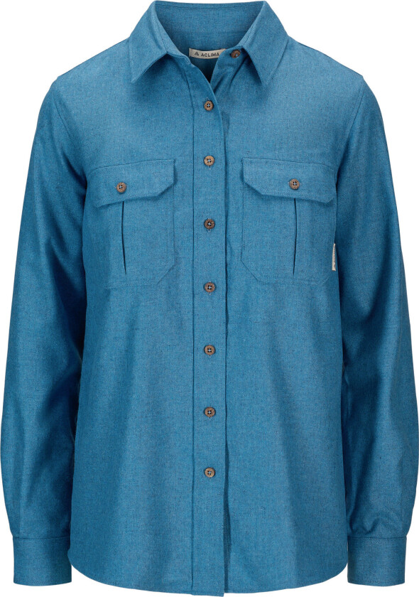 Women's ReBorn Woolshirt Blue Melange S
