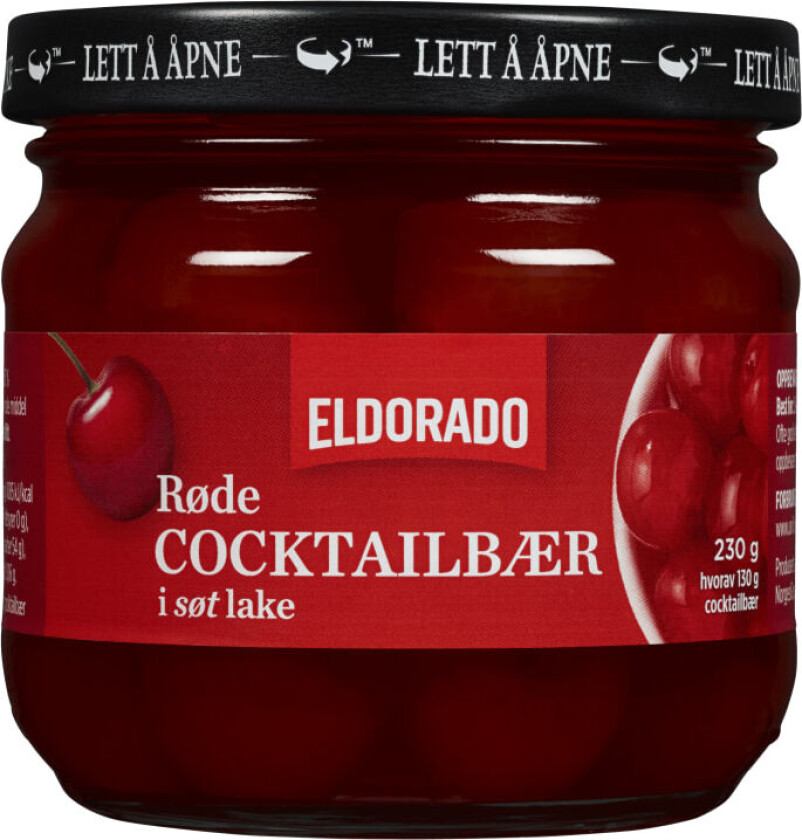 Cocktailbær Røde i Lake 230g